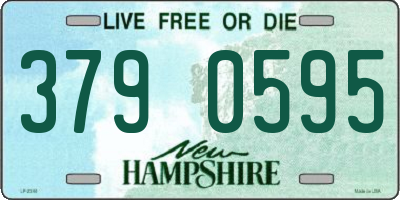 NH license plate 3790595