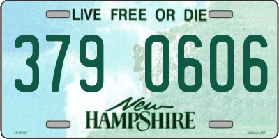 NH license plate 3790606