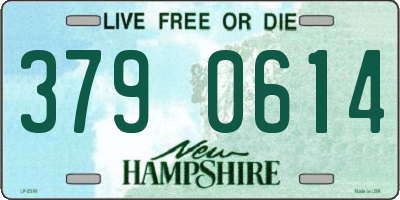 NH license plate 3790614