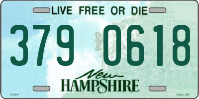 NH license plate 3790618