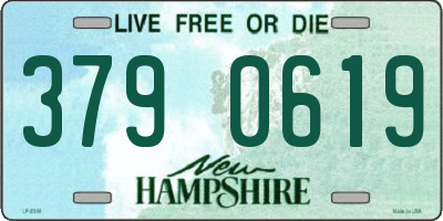 NH license plate 3790619