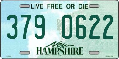 NH license plate 3790622