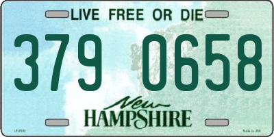 NH license plate 3790658