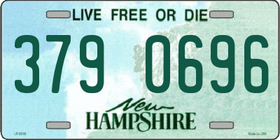 NH license plate 3790696