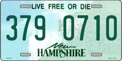 NH license plate 3790710