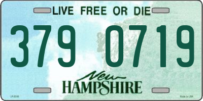 NH license plate 3790719