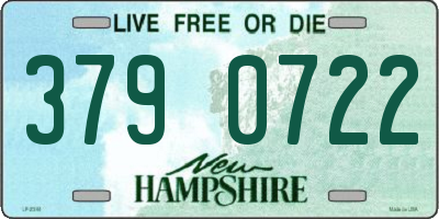 NH license plate 3790722