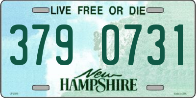 NH license plate 3790731