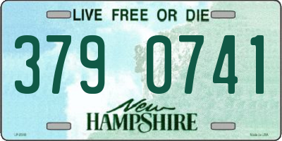 NH license plate 3790741