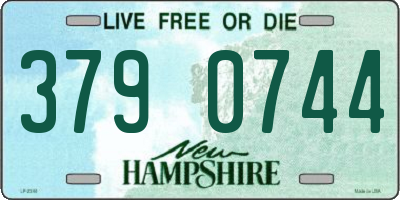 NH license plate 3790744