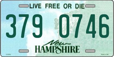 NH license plate 3790746