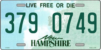 NH license plate 3790749