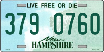 NH license plate 3790760