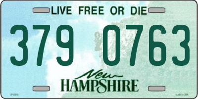 NH license plate 3790763