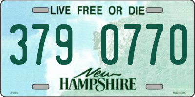 NH license plate 3790770