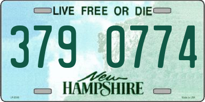 NH license plate 3790774