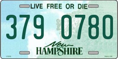 NH license plate 3790780