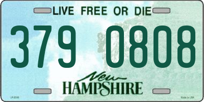 NH license plate 3790808