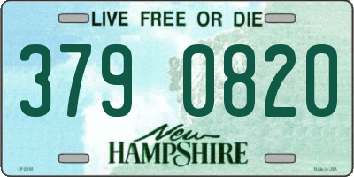 NH license plate 3790820