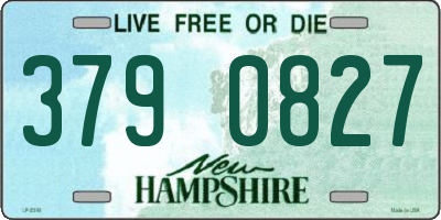 NH license plate 3790827