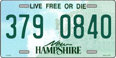 NH license plate 3790840