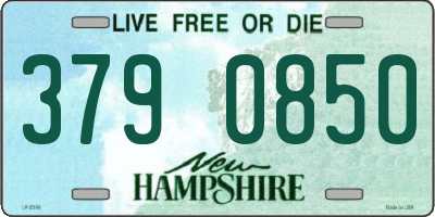 NH license plate 3790850