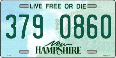 NH license plate 3790860