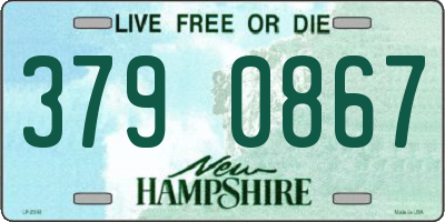 NH license plate 3790867