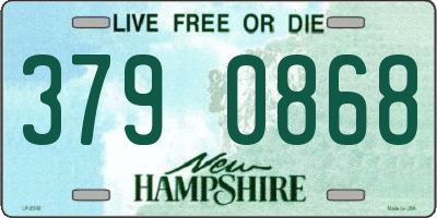 NH license plate 3790868