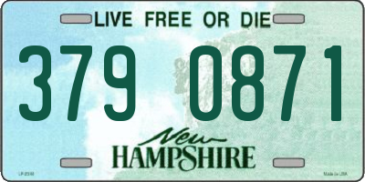 NH license plate 3790871