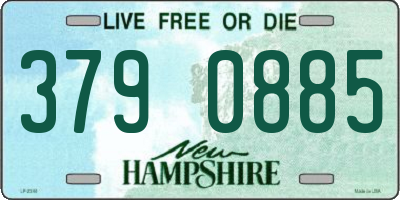 NH license plate 3790885