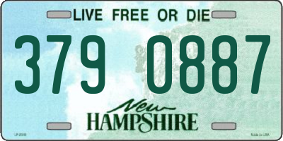 NH license plate 3790887