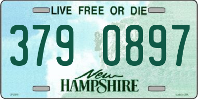 NH license plate 3790897