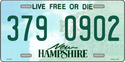 NH license plate 3790902