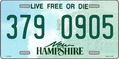 NH license plate 3790905