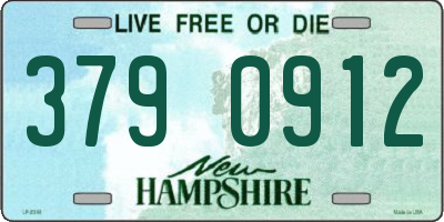 NH license plate 3790912