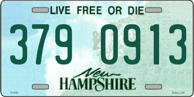 NH license plate 3790913