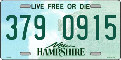 NH license plate 3790915