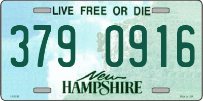 NH license plate 3790916