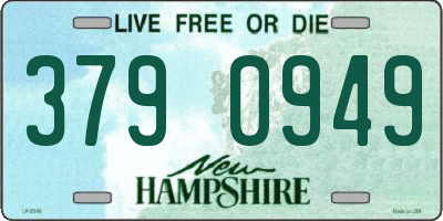 NH license plate 3790949