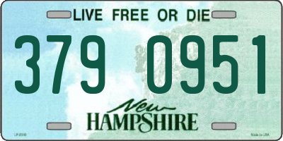 NH license plate 3790951