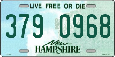 NH license plate 3790968