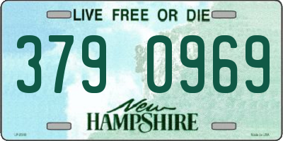 NH license plate 3790969