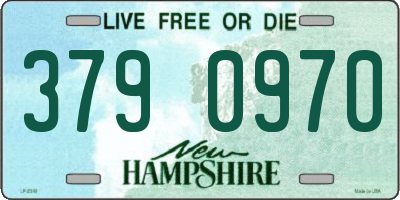 NH license plate 3790970