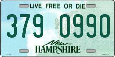 NH license plate 3790990