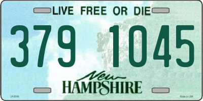 NH license plate 3791045