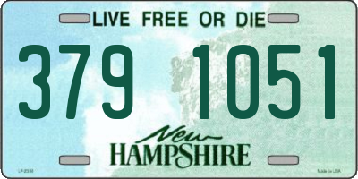 NH license plate 3791051