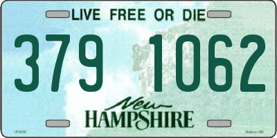 NH license plate 3791062