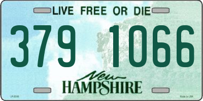NH license plate 3791066