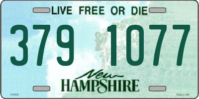 NH license plate 3791077